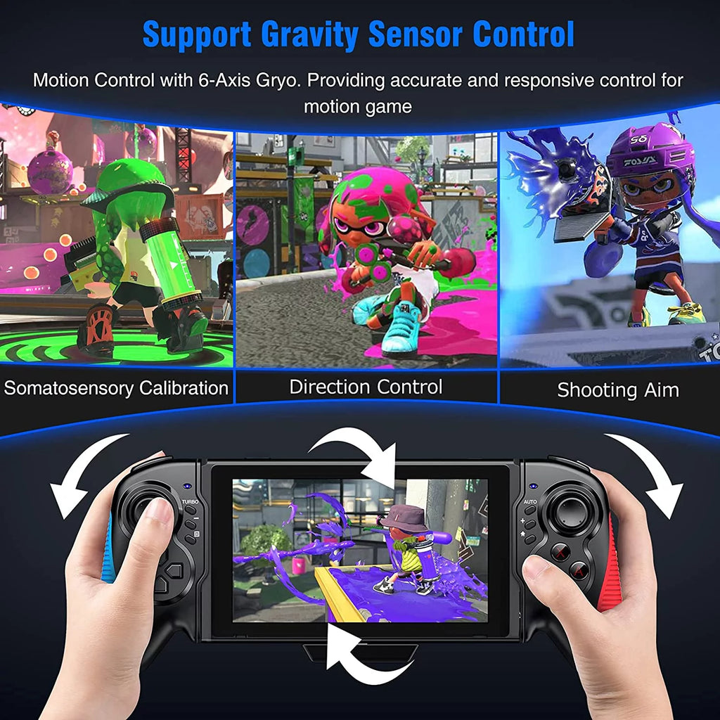 One-Piece Joypad Controller with Adjustable TURBO and Dual Motor Vibration F51721