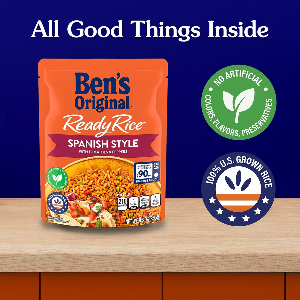 8.8 oz. (6 Pack) Spanish Style Rice C423448