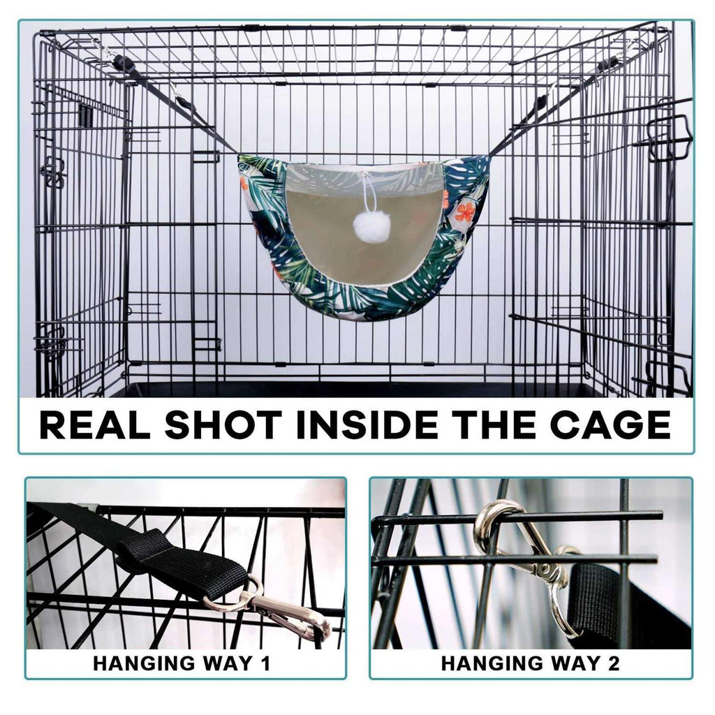 Cat Cage Hammock Double Layer Plush Hanging Pet Bed M868