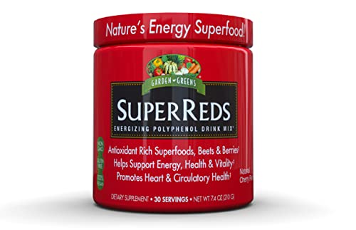 Super Reds Polyphenol Superfoods Powder Drink Mix 30 Servings 7.4 Ounce L363