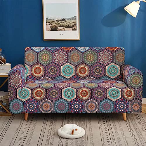 Orange Stretch Sofa Slipcover for 3-Seater N642512