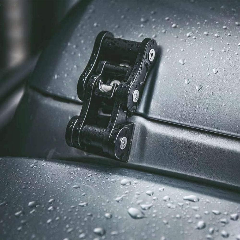 Black Aluminum Hood Latches, 1 Pair N730057