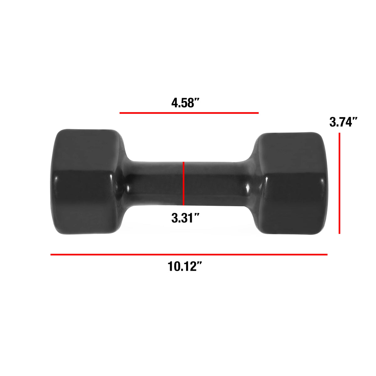 2 lb Pair Vinyl-Coated Dumbbell Q240176