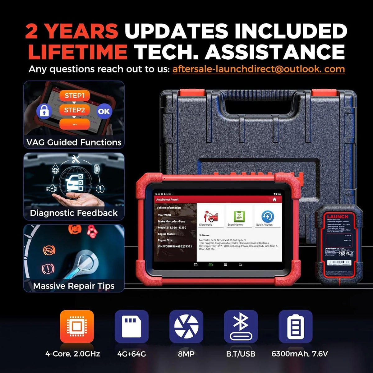Car Diagnostic OBD2 Scanner with All System Scan A505850