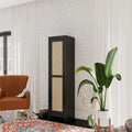 Black Oak 1 Door Cabinet V965141