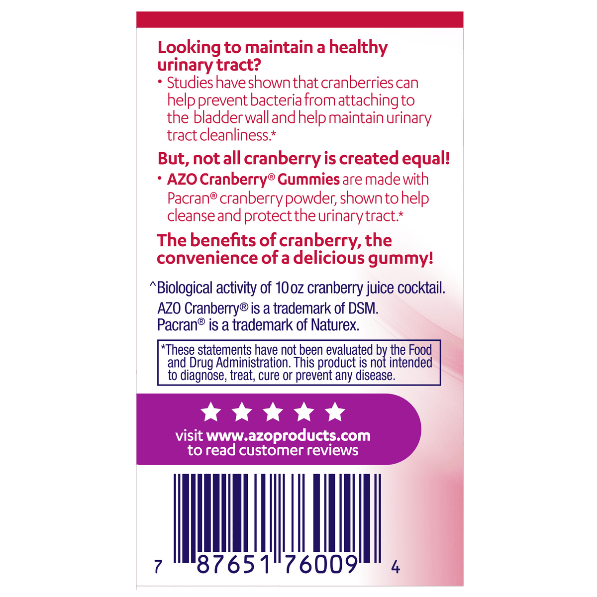 Mixed Berry 40 Gummies Dietary Supplement F958663