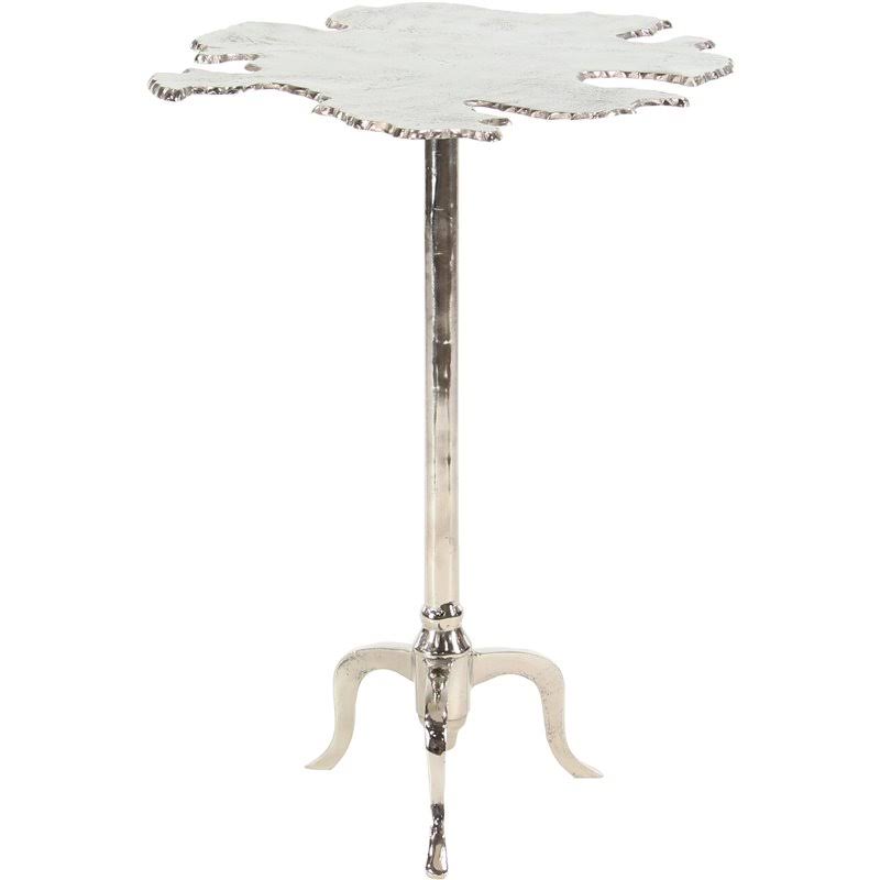 Silver Aluminum Accent Table K1147