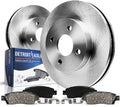 Front Disc Rotors + Brake Pads 4pc Set A272164