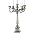 Nickel Plated 5 Light Candelabra T583