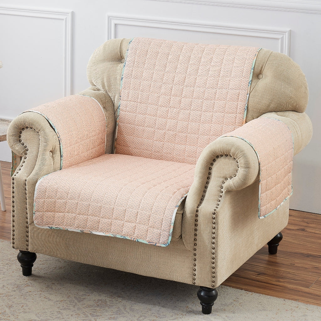 Tan Reversible Armchair Protector K361
