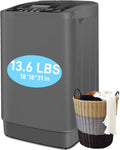 13.6LBS Portable Full Automatic Washing Machine with Drain Pump O176848
