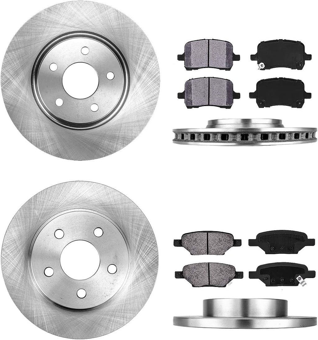 5 Lug Rotors and Metallic Brake Pads J76055