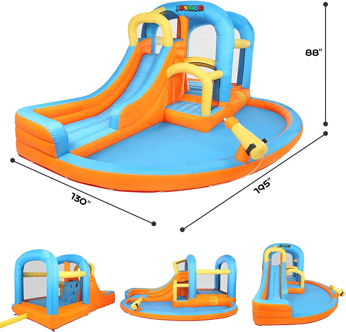 5-in-1 Inflatable Water Slide Park U46678