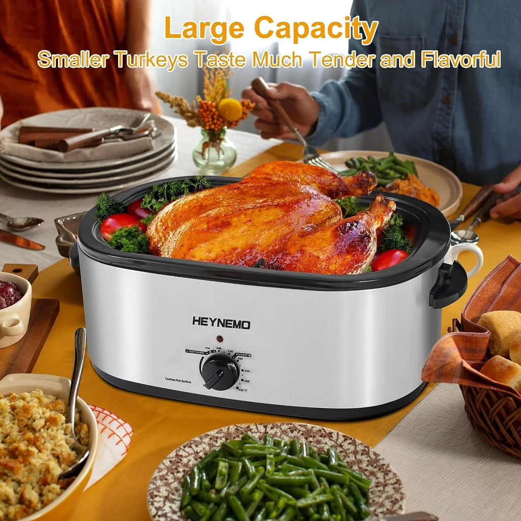 26 Quart Stainless Steel Electric Roaster Oven S10968