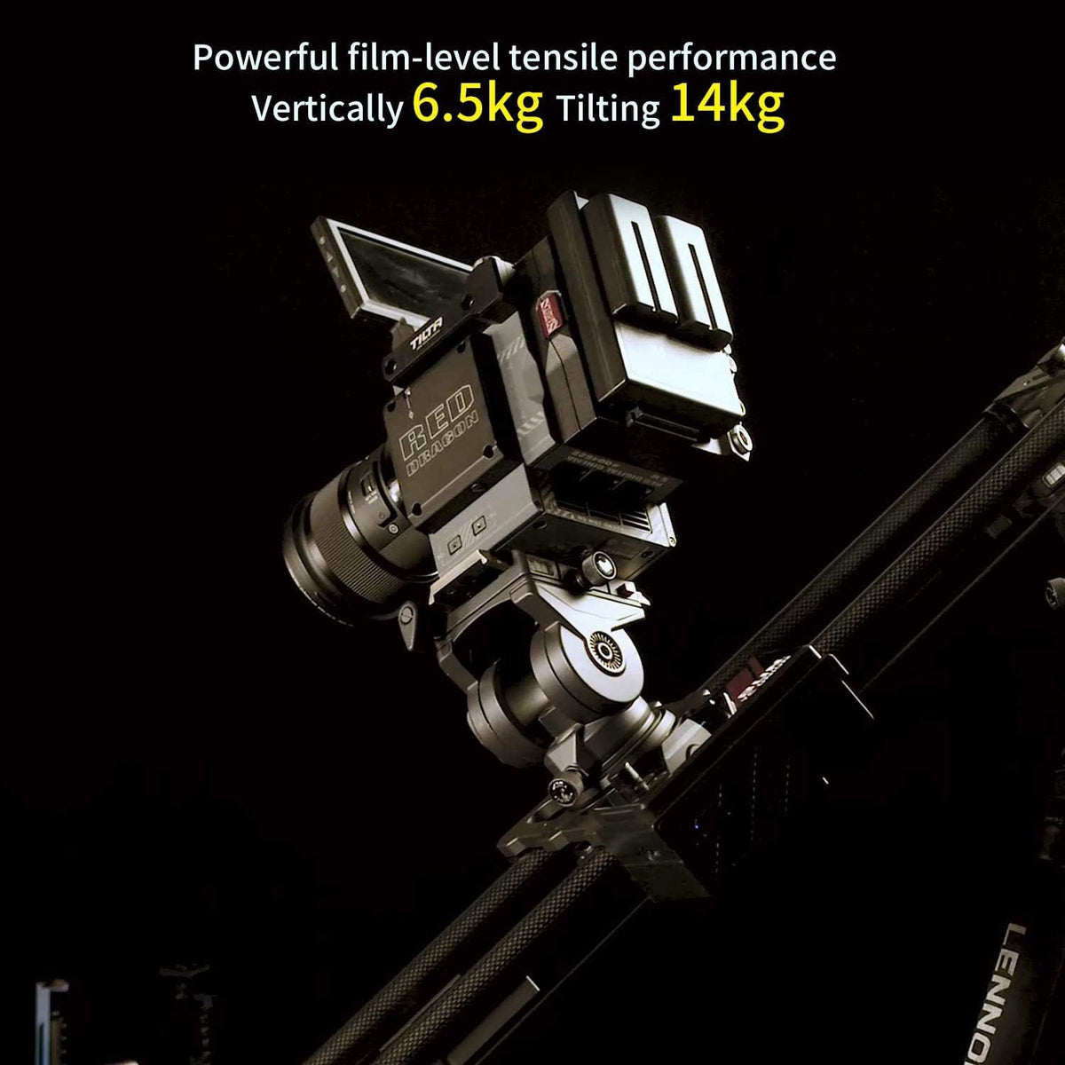 Motorized Camera Slider 100cm/39'' Carbon Fiber with APP Control H696