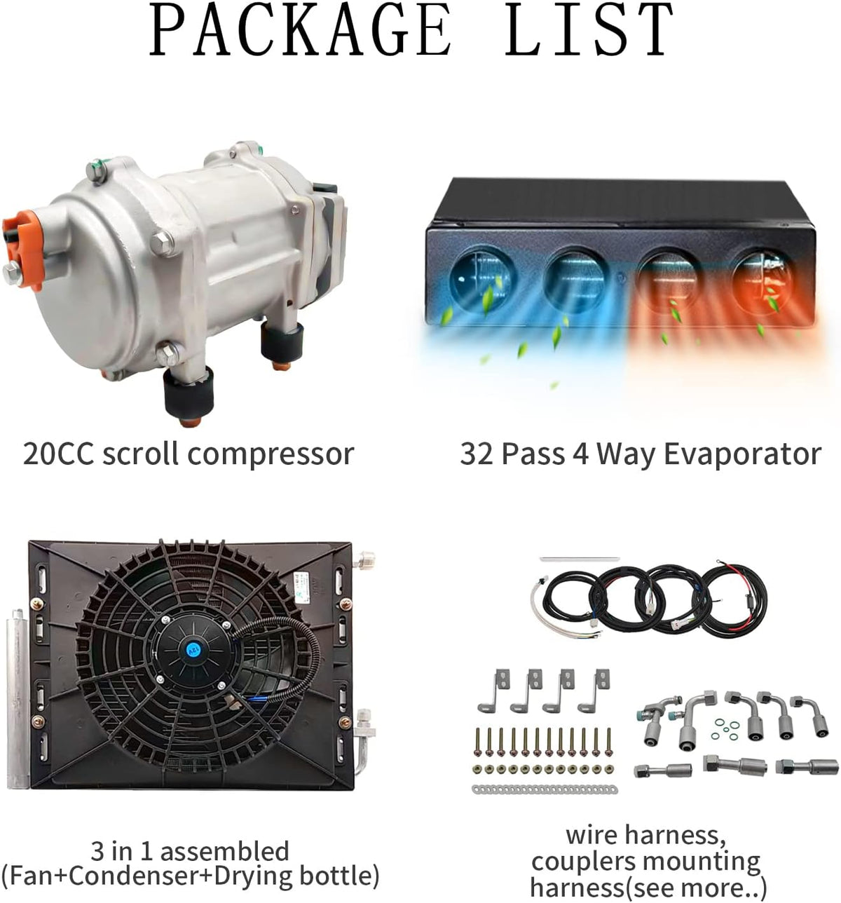 12V DC Under Dash Car Air Conditioner K271