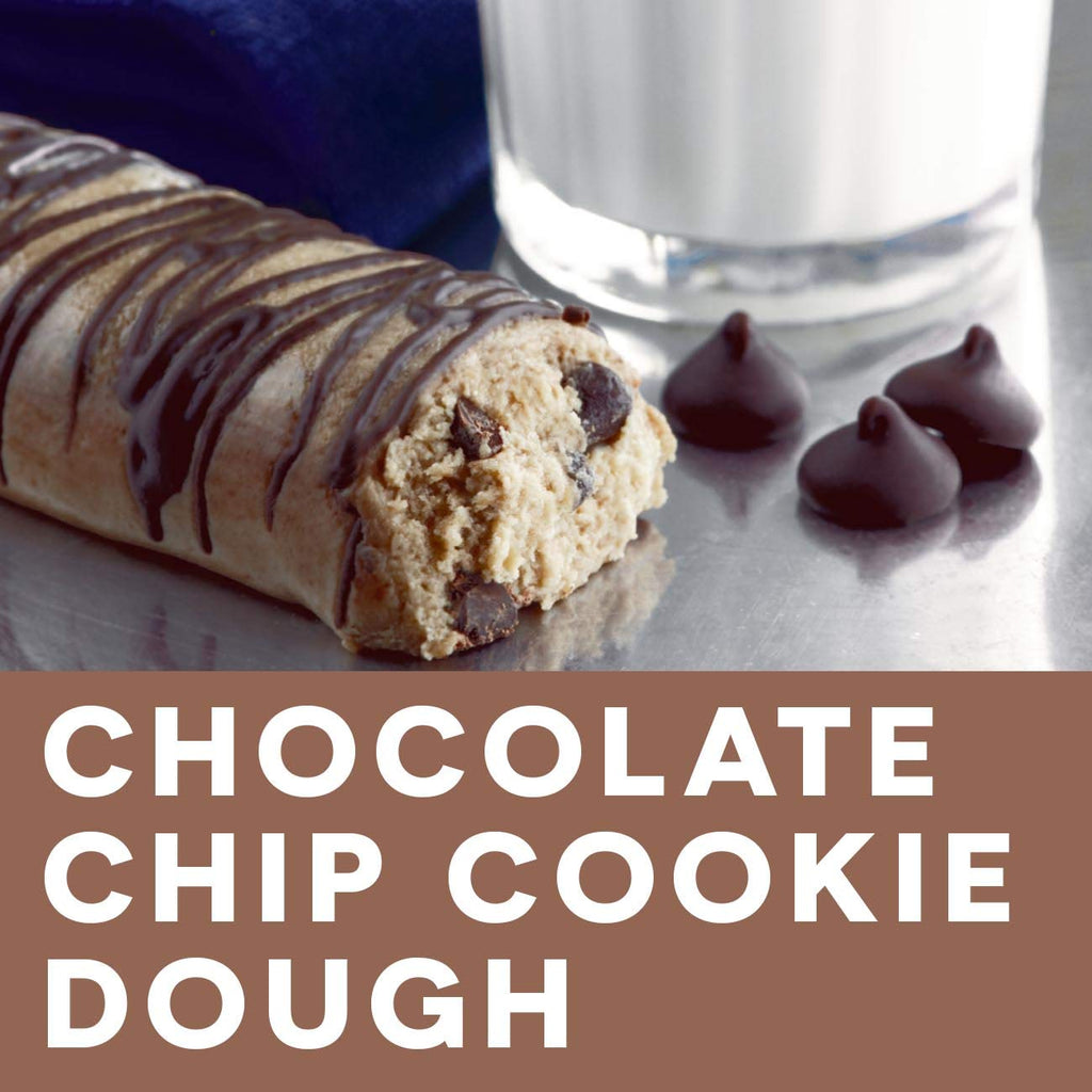 Chocolate Chip Cookie Dough Protein Bars, 10g Protein, 12 Bars L8217