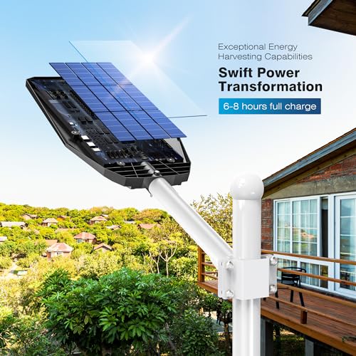 2400W Solar Street Lights Outdoor Waterproof 7000K LED O8866