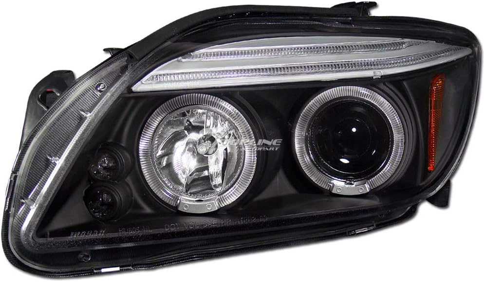 Black Housing Halo LED Projector Headlights K87731