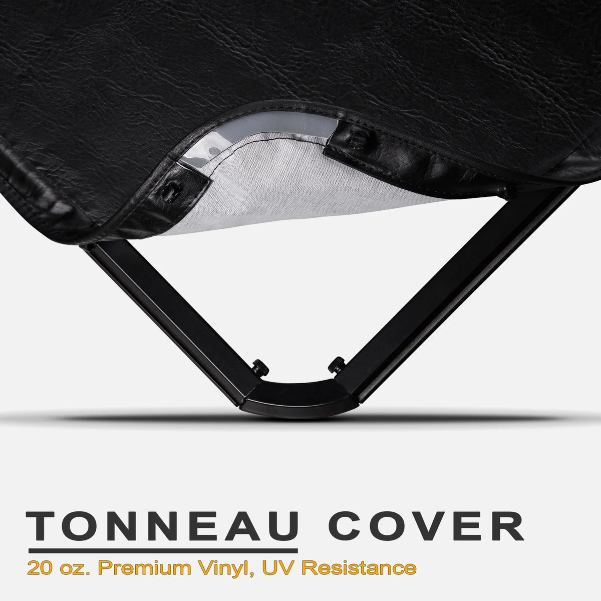 Black Hidden Snap Tonneau Cover U602707