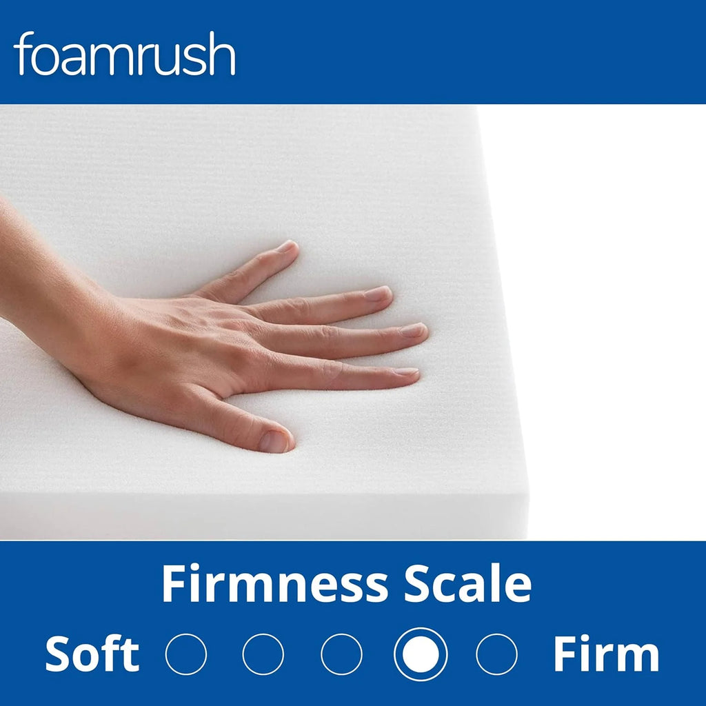 18" x 82" Cool Gel Memory Foam Bench Cushion Replacement Medium Firm Y5038