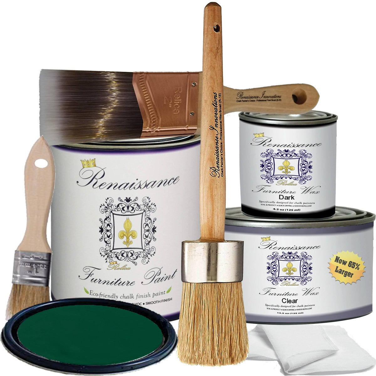 Chalk Finish Paint Deluxe Starter Kit, 48 N1072
