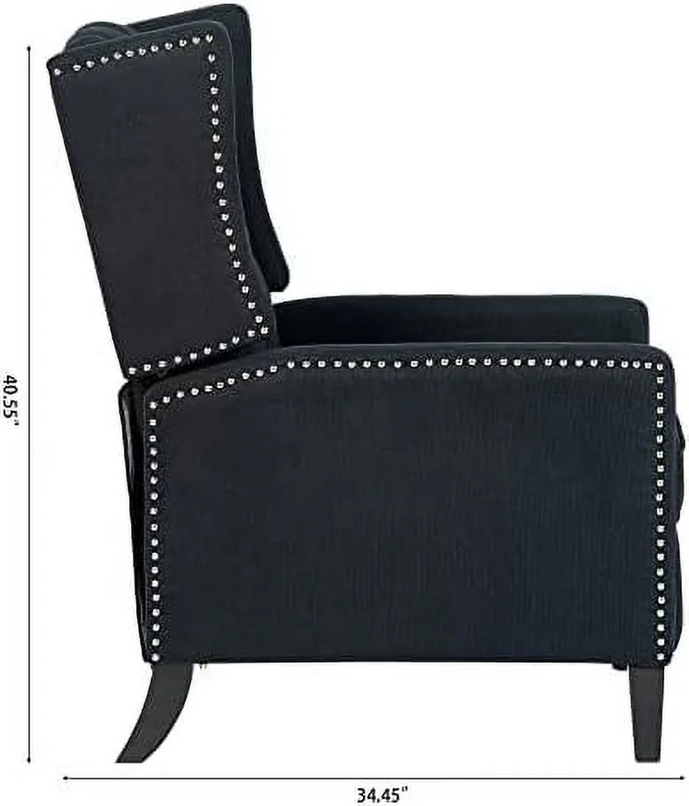Recliner Chair with Wing Back Upholstered Lounge Sofa Chair F84676