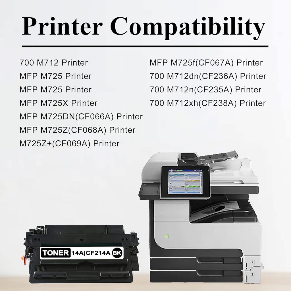 6-Pack Toner Cartridge for HP Printers Z256