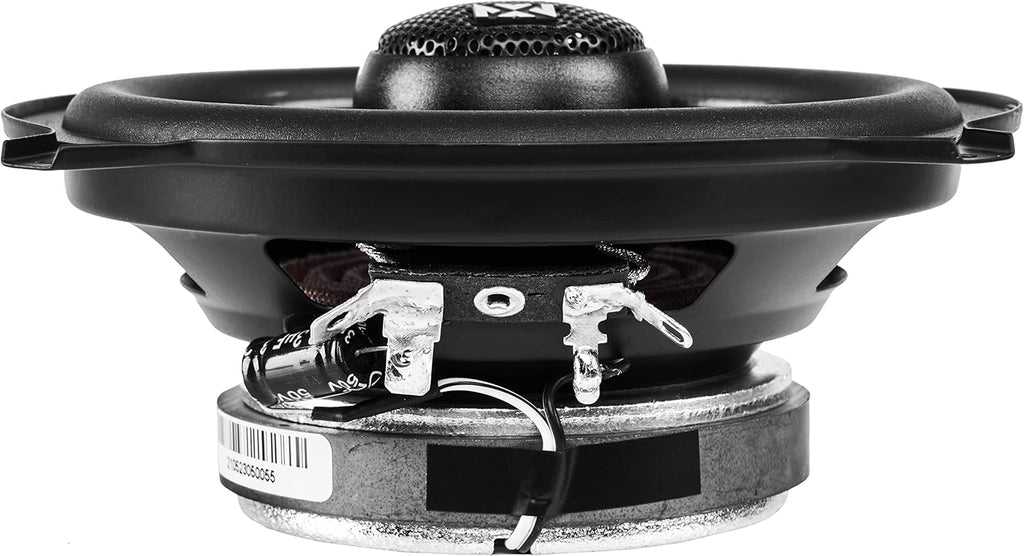 Set of 2 6 x 8 inch 80 watt RMS 2-Way Coaxial Car Speakers with Silk Dome Tweeters D542