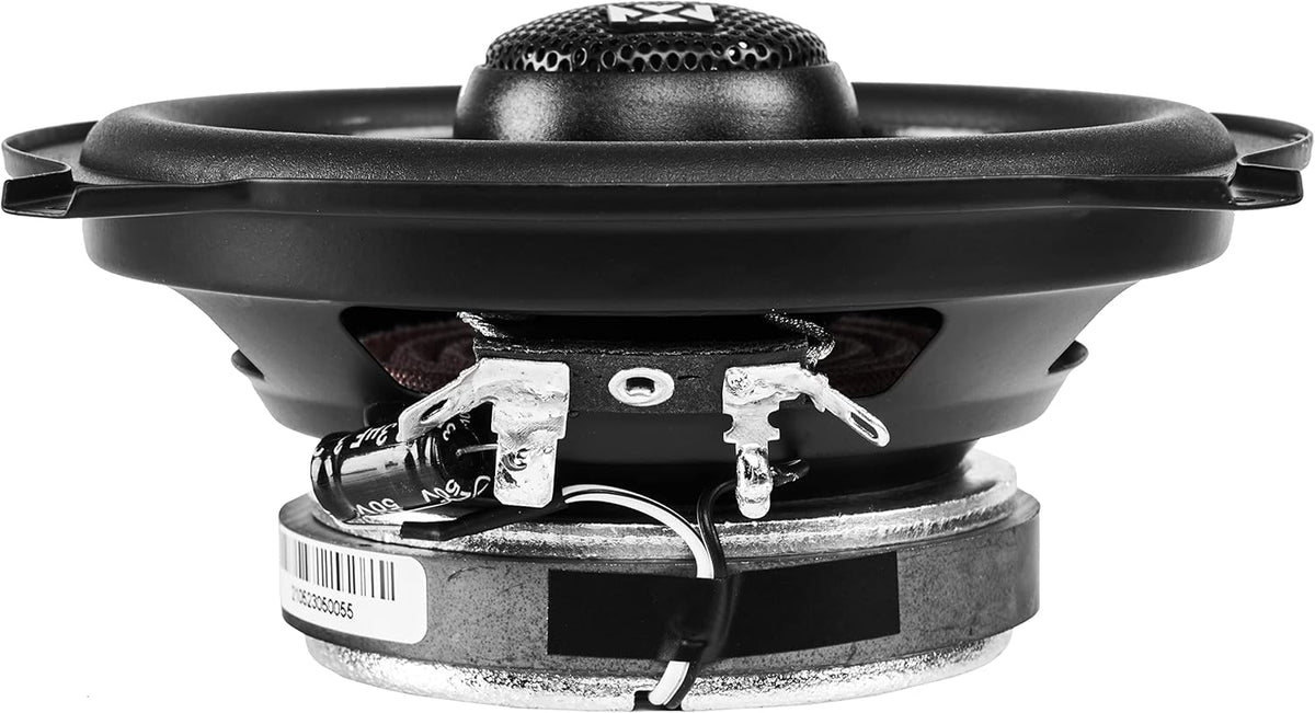 Set of 2 6 x 8 inch 80 watt RMS 2-Way Coaxial Car Speakers with Silk Dome Tweeters D542
