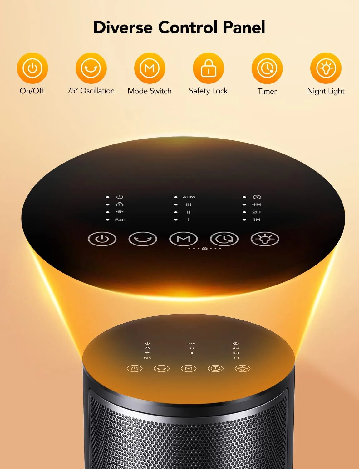 1500W WiFi Space Heater with Thermostat X183418