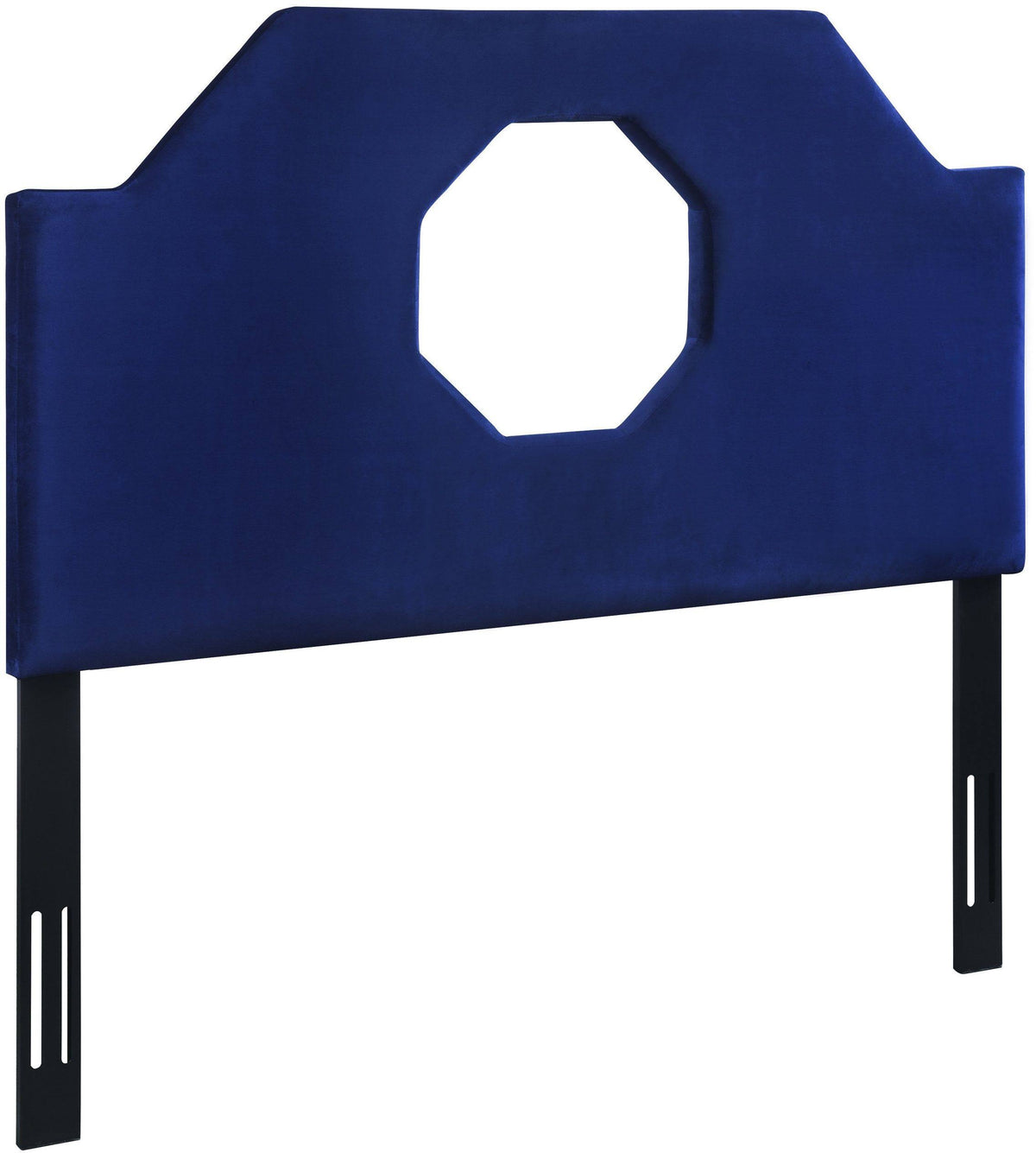 Navy Velvet King Headboard A839