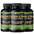 Quercetin 500mg with Vitamin C Zinc Bromelain and Vitamin D3 360 Veggie Caps W98614