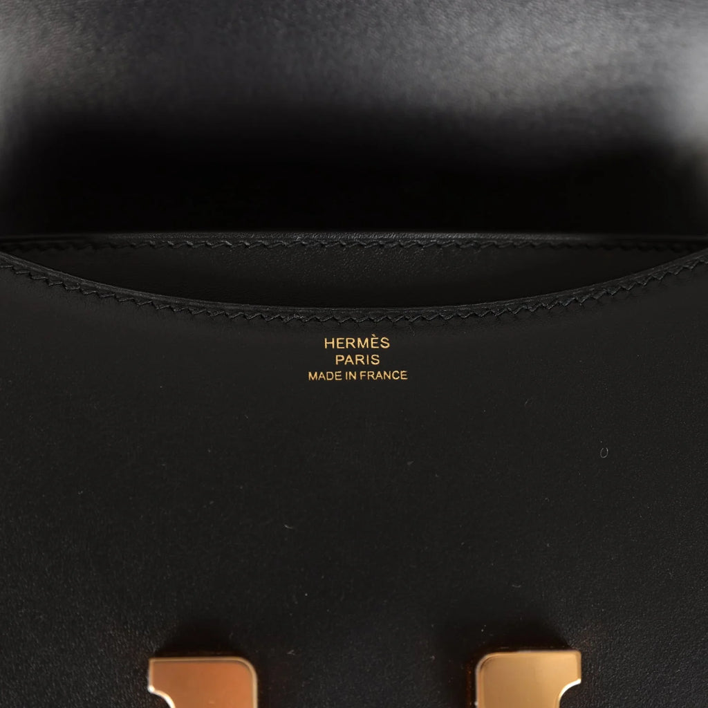 Black Veau Monsieur Rose Gold Hardware Bag K55444