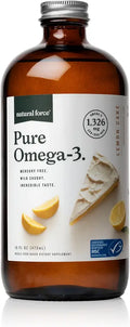 Lemon Flavor Fish Oil Liquid 1,326 mg Omega 3 16 Oz L7926