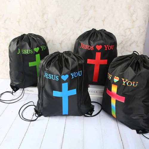 Black Drawstring Backpack L226