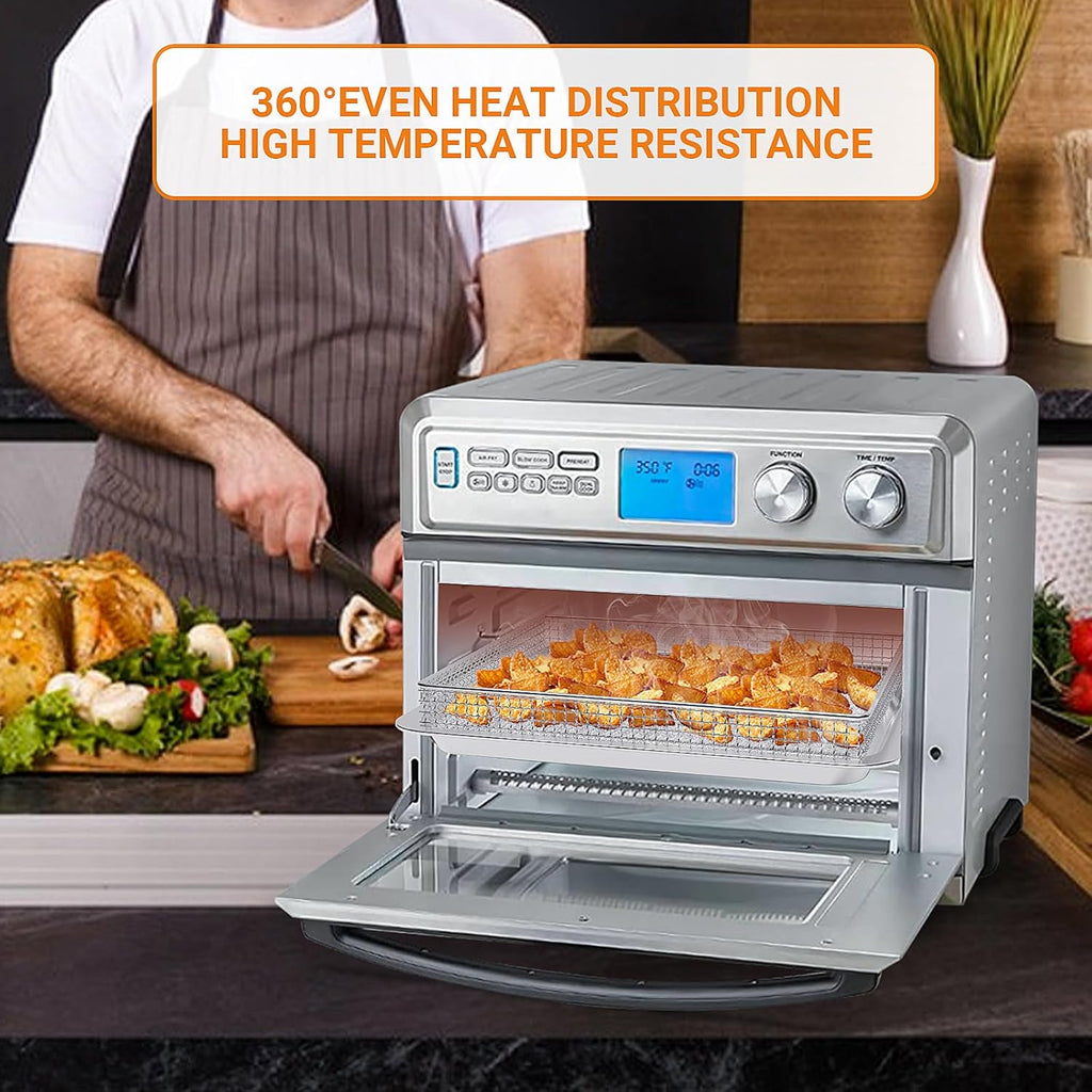Stainless Steel Baking Tray Pan and Air Fryer Basket Q96836
