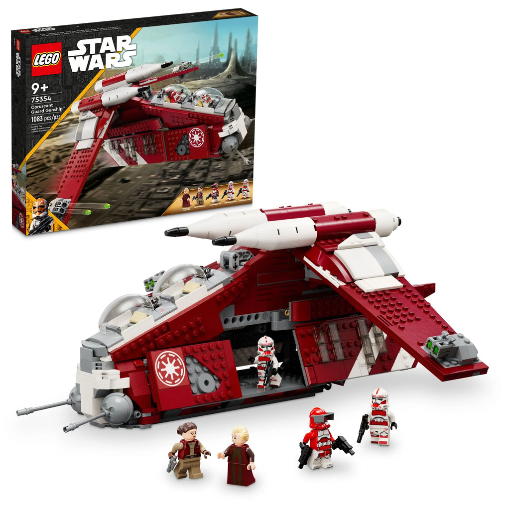 Buildable Star Wars Toy with 3 Clone Trooper Minifigures N80200