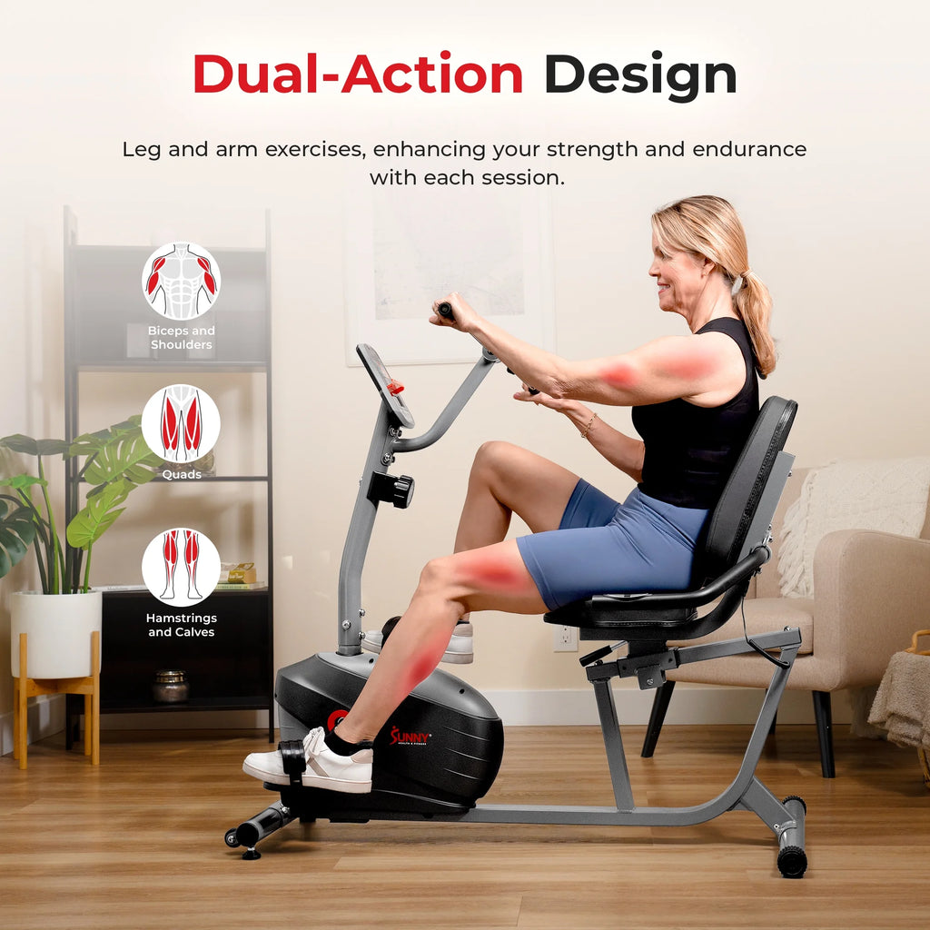 Recumbent Bike with Hand Cycle V210