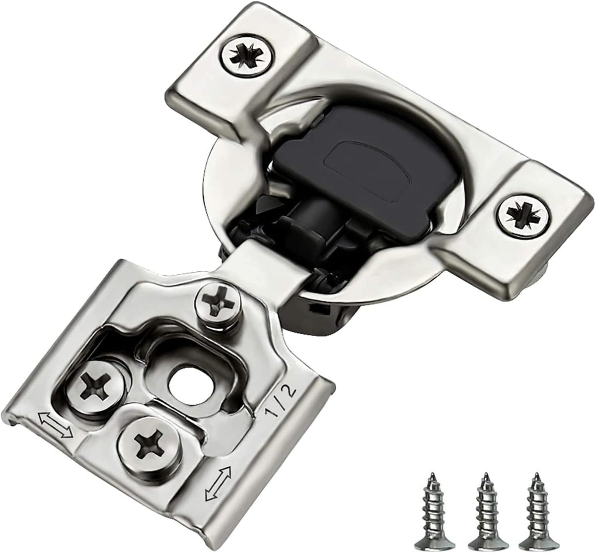 40 Pack Soft Closing 1/2 inch Overlay Cabinet Hinges K674366