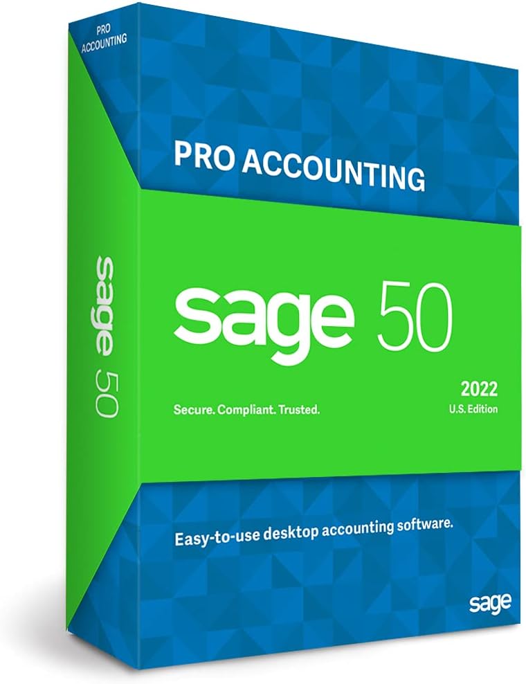 Sage 50 Pro Accounting 2022 Accounting Software D3144