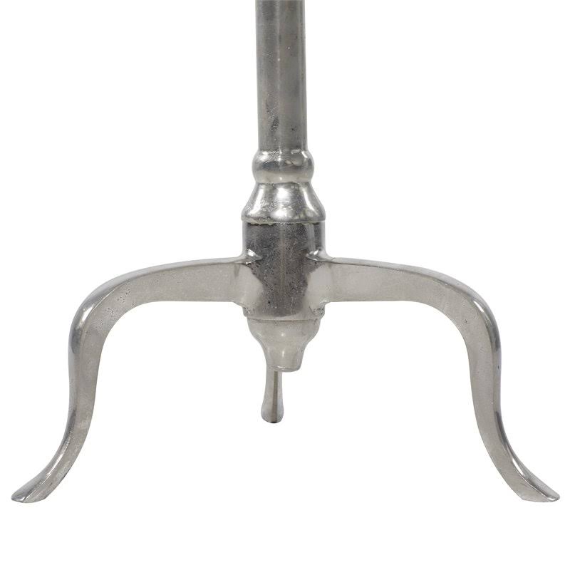 Silver Aluminum Accent Table K1147