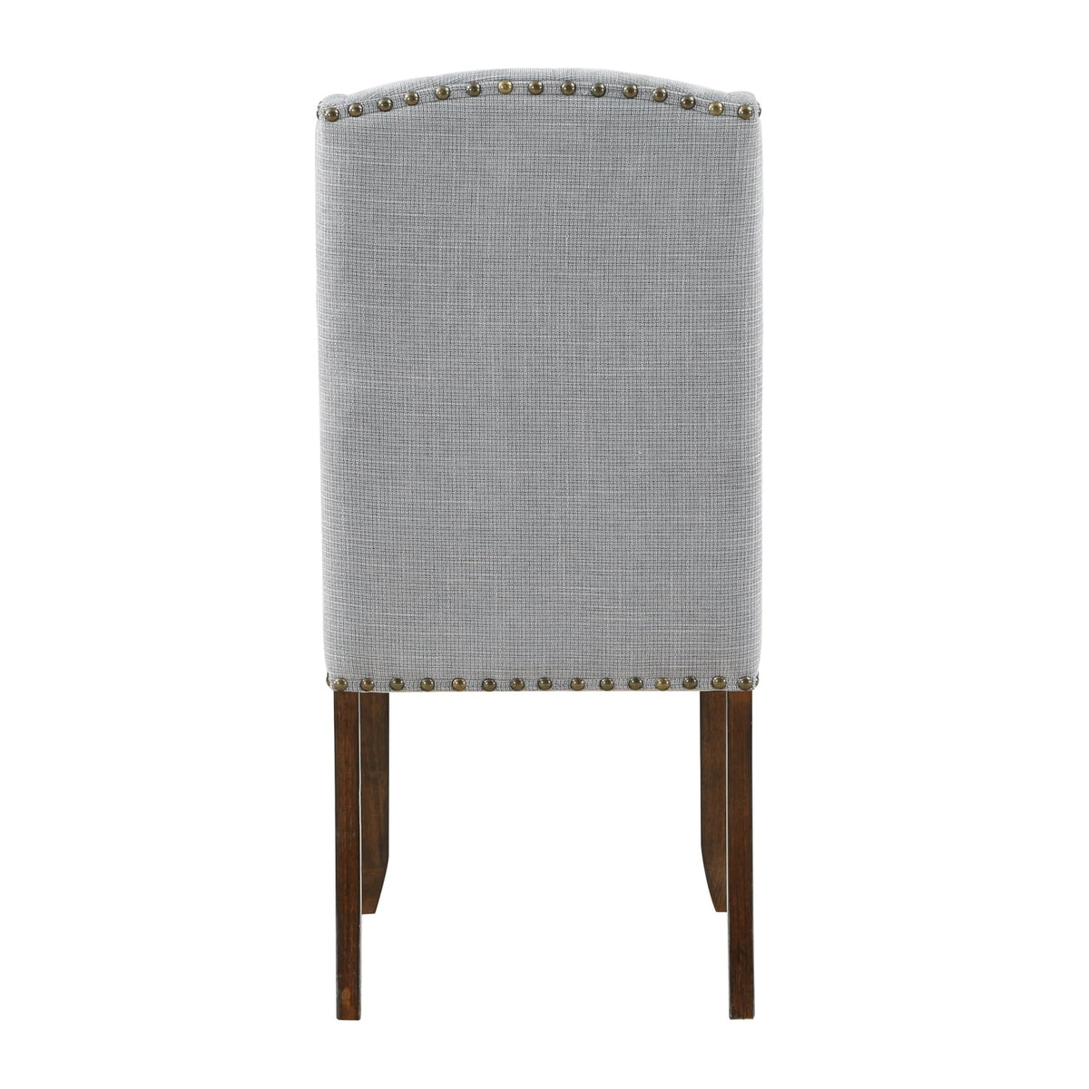 Brown and Grey Traditional Accent Dining Chair Set of Two R9989