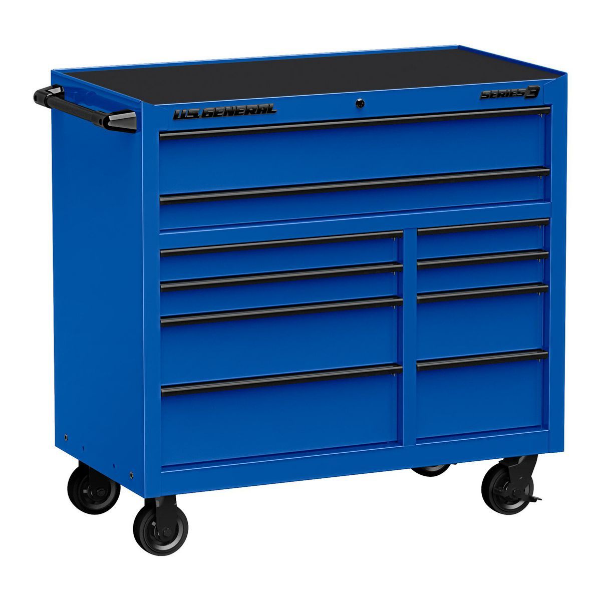 42 in. x 22 in. Blue Roll Cab V265