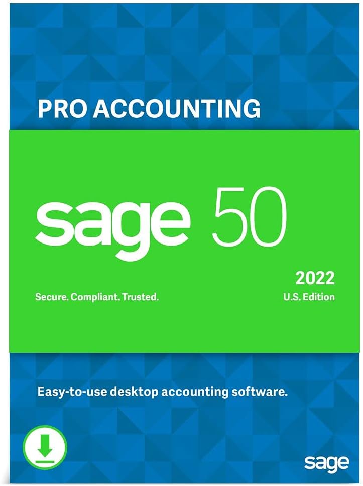 Sage 50 Pro Accounting 2022 Accounting Software D3144