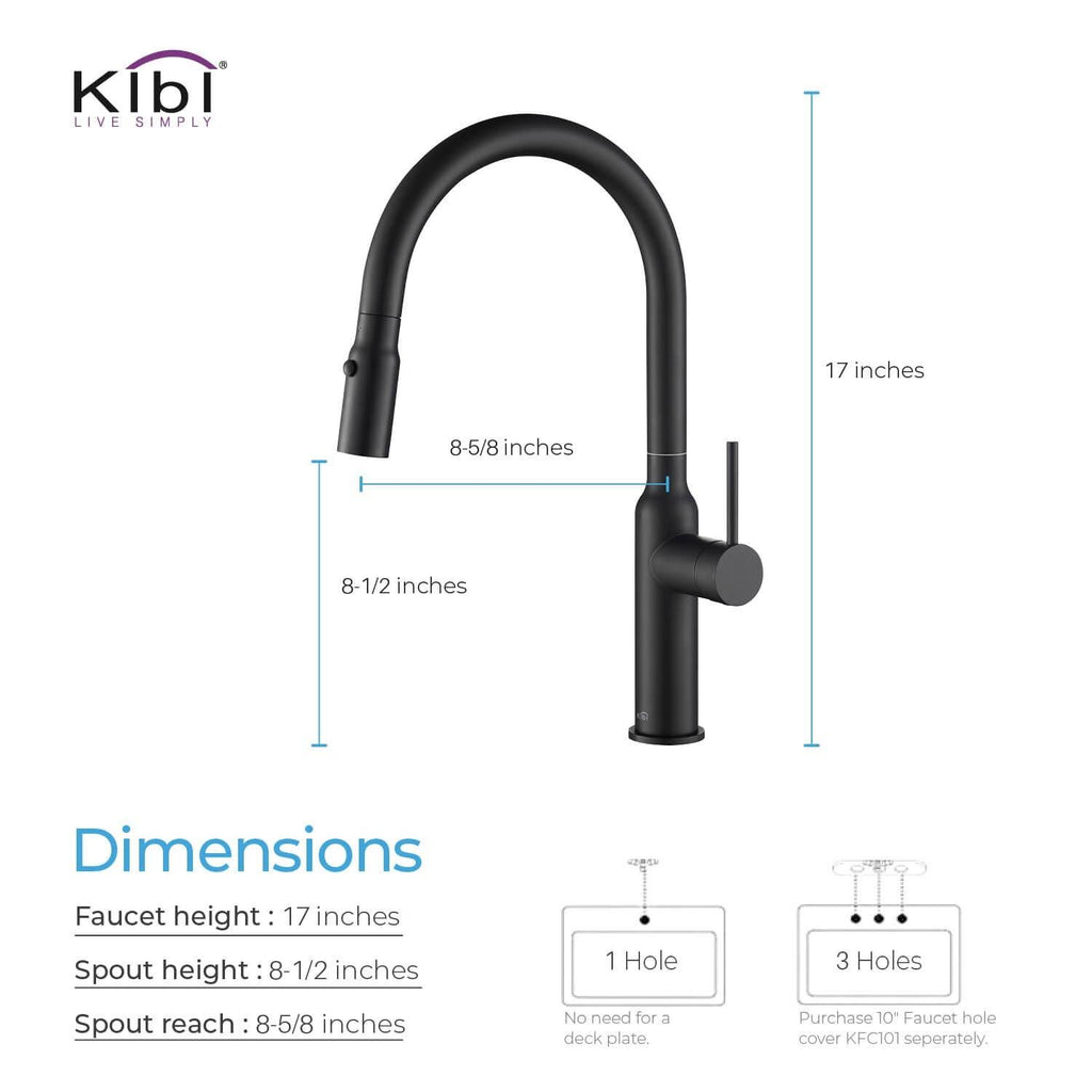 Chrome Brass Kitchen Faucet with Sprayer E81936