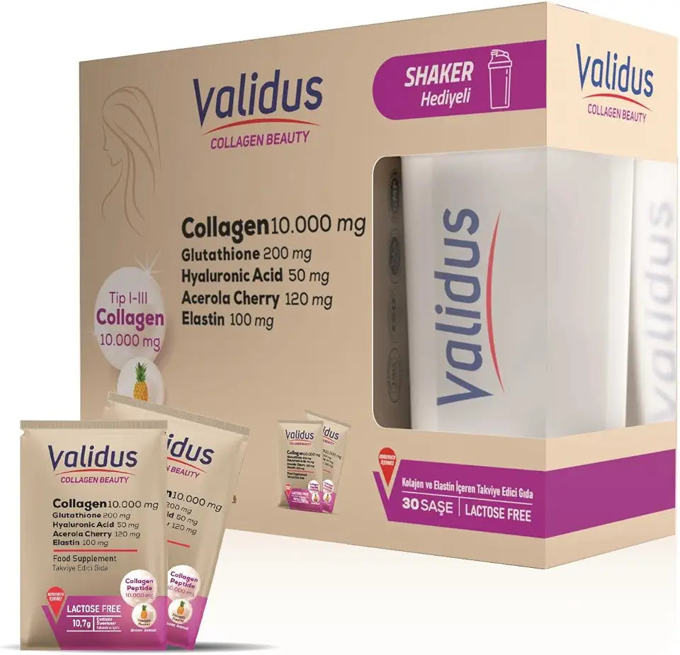 Collagen 10.000 mg + Elastin 100 mg + Glutathione 200 mg 30 Sachets U557569
