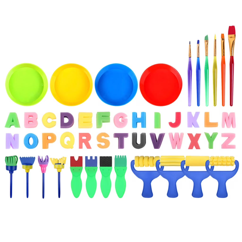 48 Pieces Sponge Painting Brushes U39174