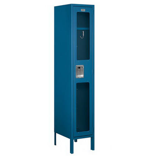 Blue Single Tier Metal Locker W827883