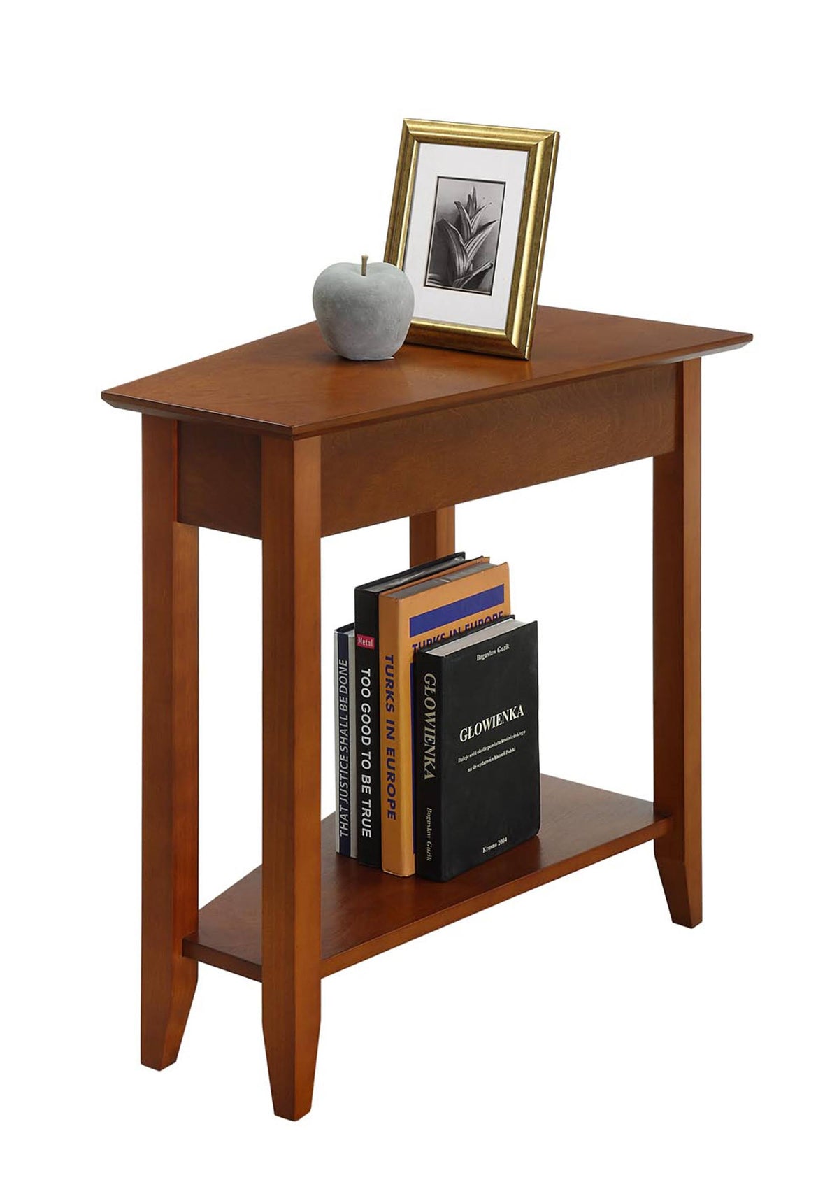 Cherry Wedge End Table L66187
